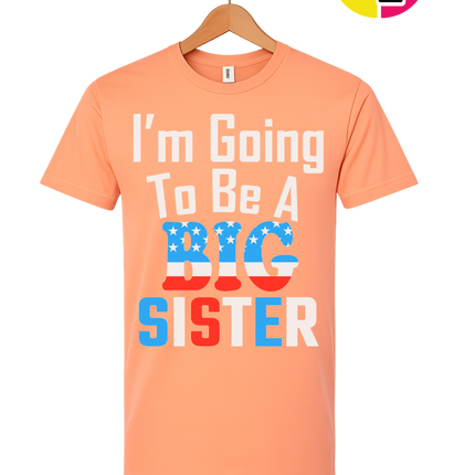Big Sister Stars & Stripes Tee