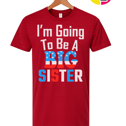 Big Sister Stars & Stripes Tee