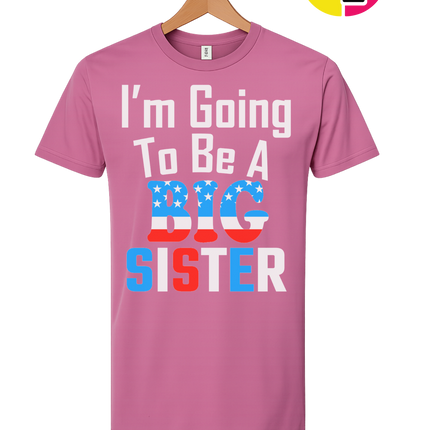 Big Sister Stars & Stripes Tee
