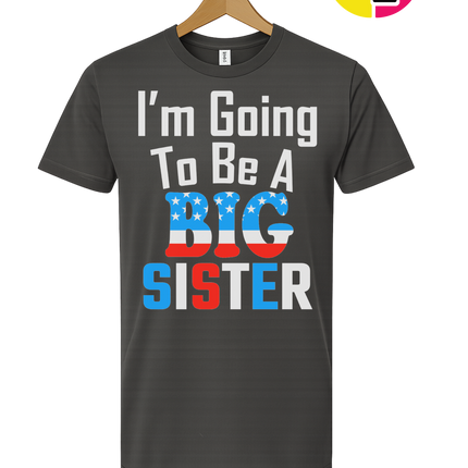 Big Sister Stars & Stripes Tee