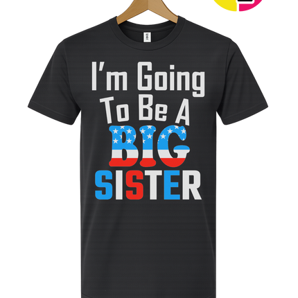 Big Sister Stars & Stripes Tee
