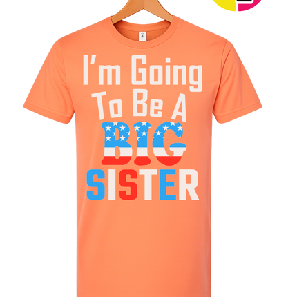 Big Sister Stars & Stripes Tee
