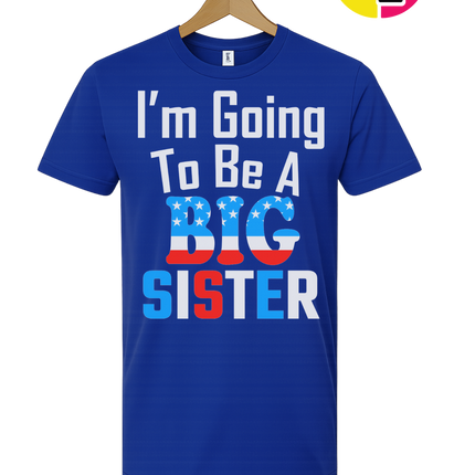 Big Sister Stars & Stripes Tee