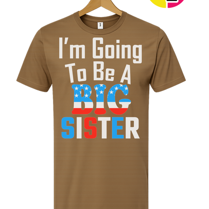 Big Sister Stars & Stripes Tee