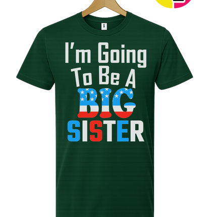 Big Sister Stars & Stripes Tee