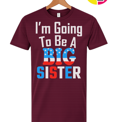 Big Sister Stars & Stripes Tee