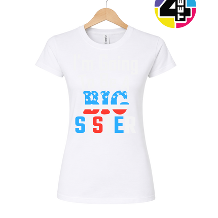 Big Sister Stars & Stripes Women's Tee