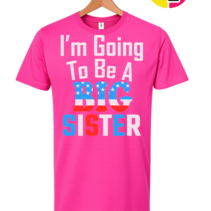 Big Sister Stars & Stripes Tee