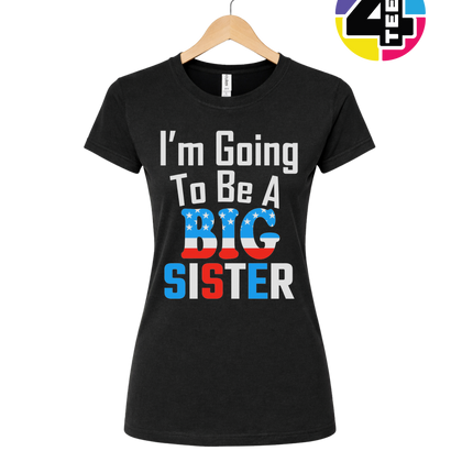 Big Sister Stars & Stripes Women's Tee