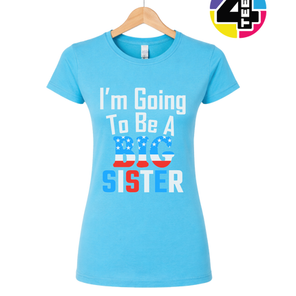 Big Sister Stars & Stripes Women's Tee