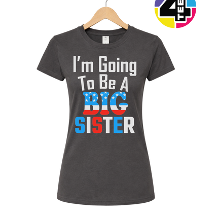 Big Sister Stars & Stripes Women's Tee