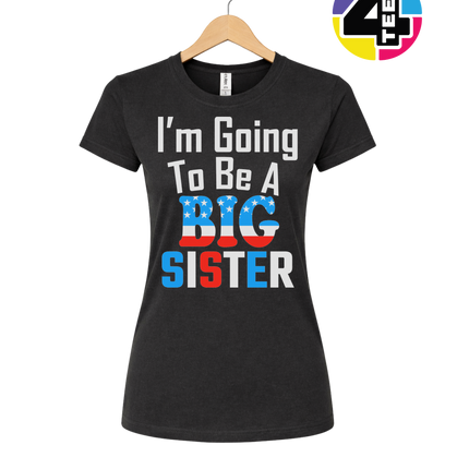 Big Sister Stars & Stripes Women's Tee
