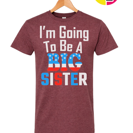 Big Sister Stars & Stripes Tee