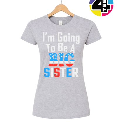 Big Sister Stars & Stripes Women's Tee