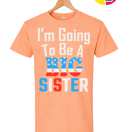 Big Sister Stars & Stripes Tee