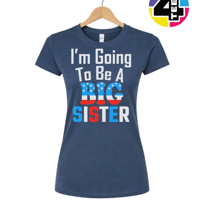 Big Sister Stars & Stripes Women's Tee