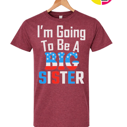 Big Sister Stars & Stripes Tee