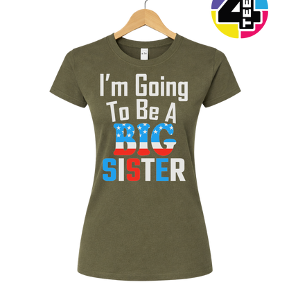 Big Sister Stars & Stripes Women's Tee