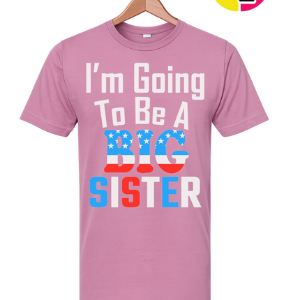 Big Sister Stars & Stripes Tee