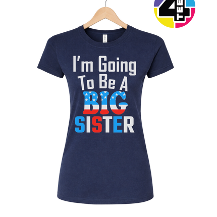 Big Sister Stars & Stripes Women's Tee