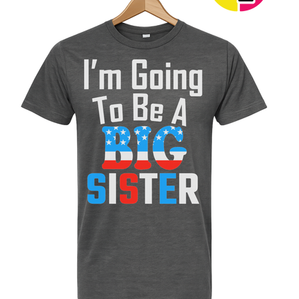 Big Sister Stars & Stripes Tee
