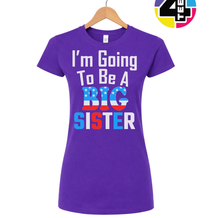 Big Sister Stars & Stripes Women's Tee