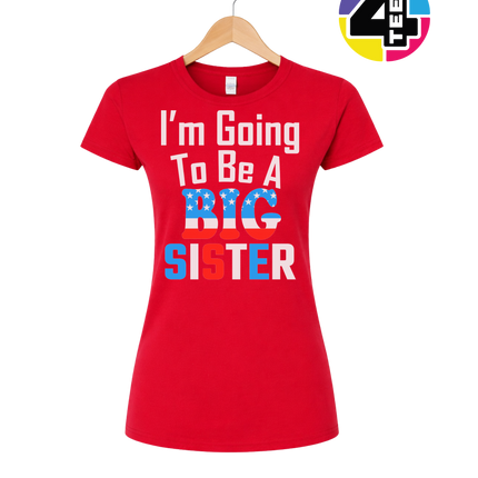 Big Sister Stars & Stripes Women's Tee