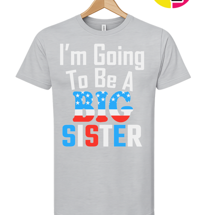 Big Sister Stars & Stripes Tee