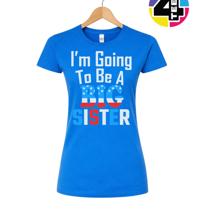 Big Sister Stars & Stripes Women's Tee