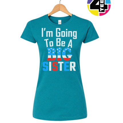 Big Sister Stars & Stripes Women's Tee