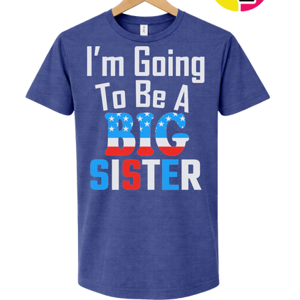 Big Sister Stars & Stripes Tee