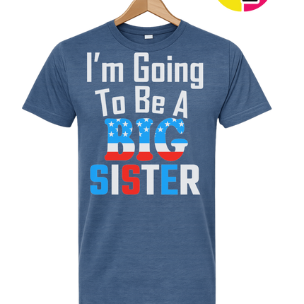 Big Sister Stars & Stripes Tee