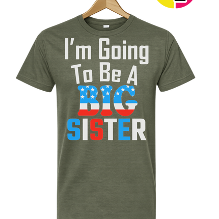 Big Sister Stars & Stripes Tee