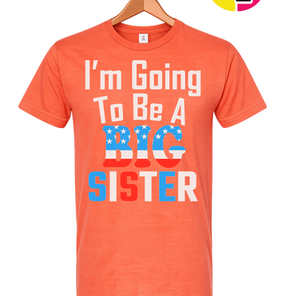 Big Sister Stars & Stripes Tee