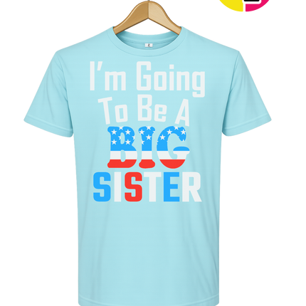 Big Sister Stars & Stripes Tee