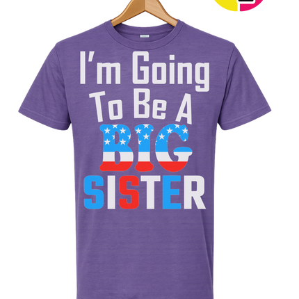 Big Sister Stars & Stripes Tee