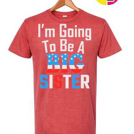 Big Sister Stars & Stripes Tee