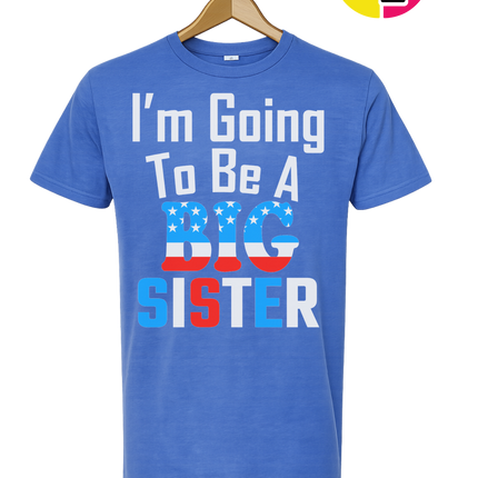 Big Sister Stars & Stripes Tee
