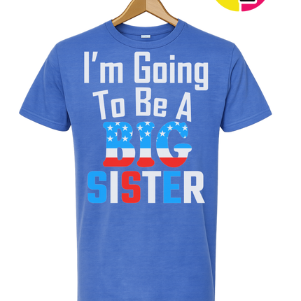 Big Sister Stars & Stripes Tee