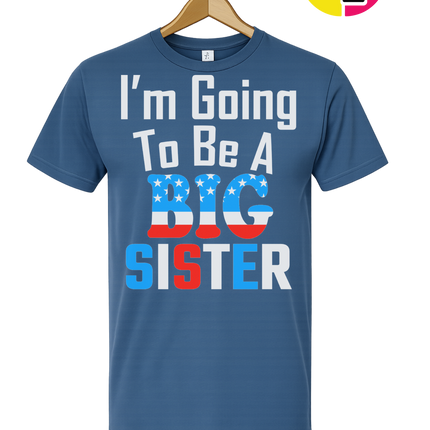Big Sister Stars & Stripes Tee