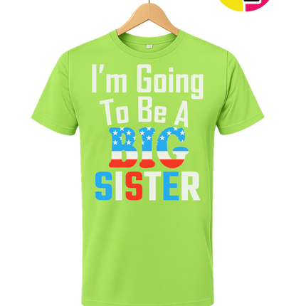 Big Sister Stars & Stripes Tee