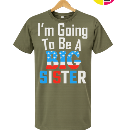 Big Sister Stars & Stripes Tee