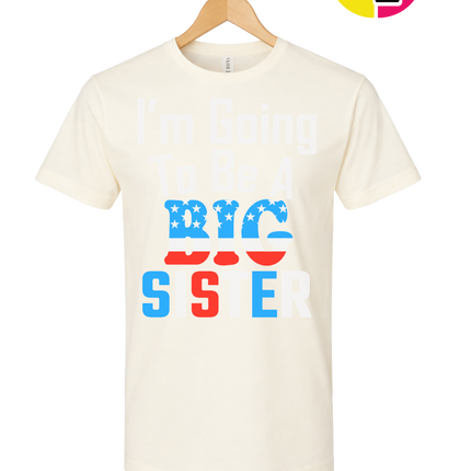 Big Sister Stars & Stripes Tee