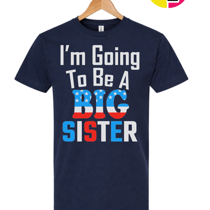 Big Sister Stars & Stripes Tee
