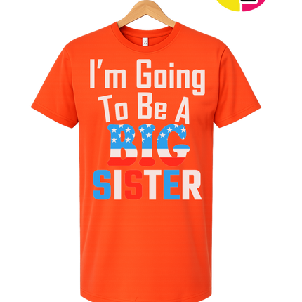 Big Sister Stars & Stripes Tee