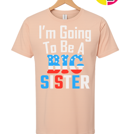 Big Sister Stars & Stripes Tee