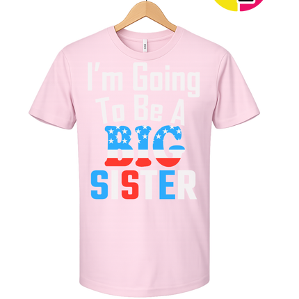 Big Sister Stars & Stripes Tee