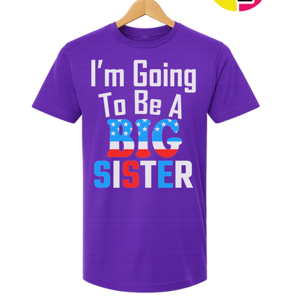 Big Sister Stars & Stripes Tee