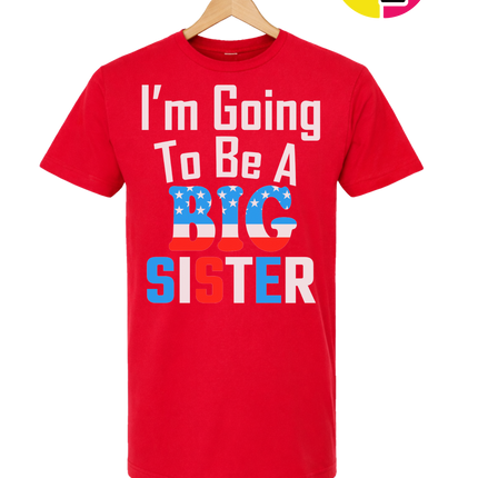 Big Sister Stars & Stripes Tee