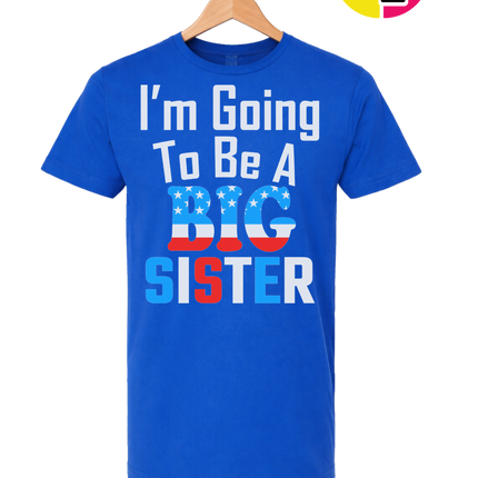 Big Sister Stars & Stripes Tee